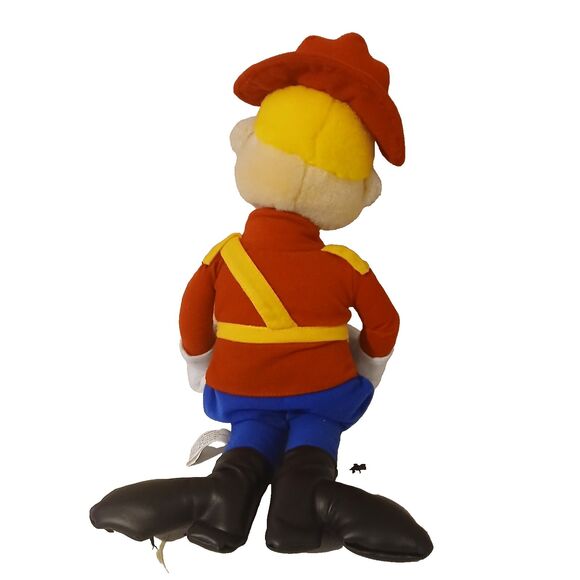 Cartoon Network Vintage Dudley Do-Right Bullwinkle Stuffed Plush Animal Toy Doll - Picture 4 of 5